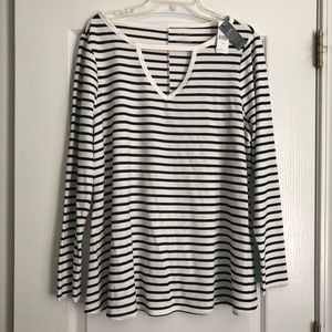 NWT Lane Bryant Swing Collection black white transitional tunic shirt plus